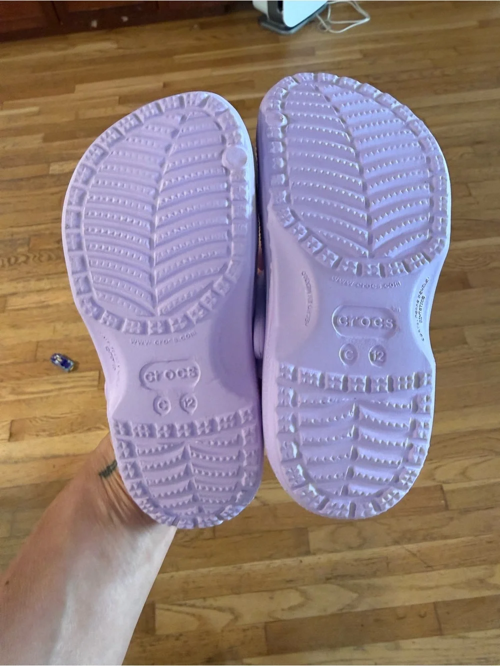 CROCS Kids Classic Clog in Light Purple